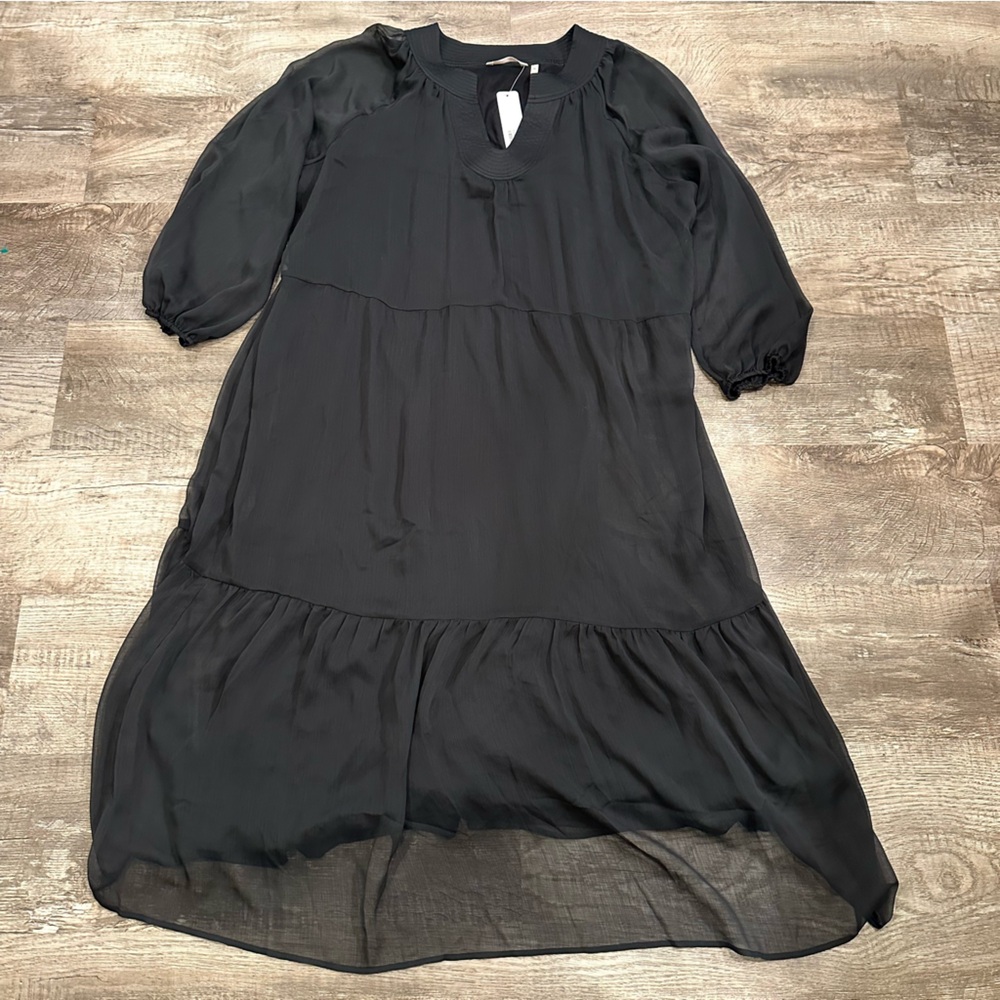 Soft Surroundings Black Long Sleeve Dress - Picture 5 of 9